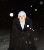 Снег, фонари, Ольга